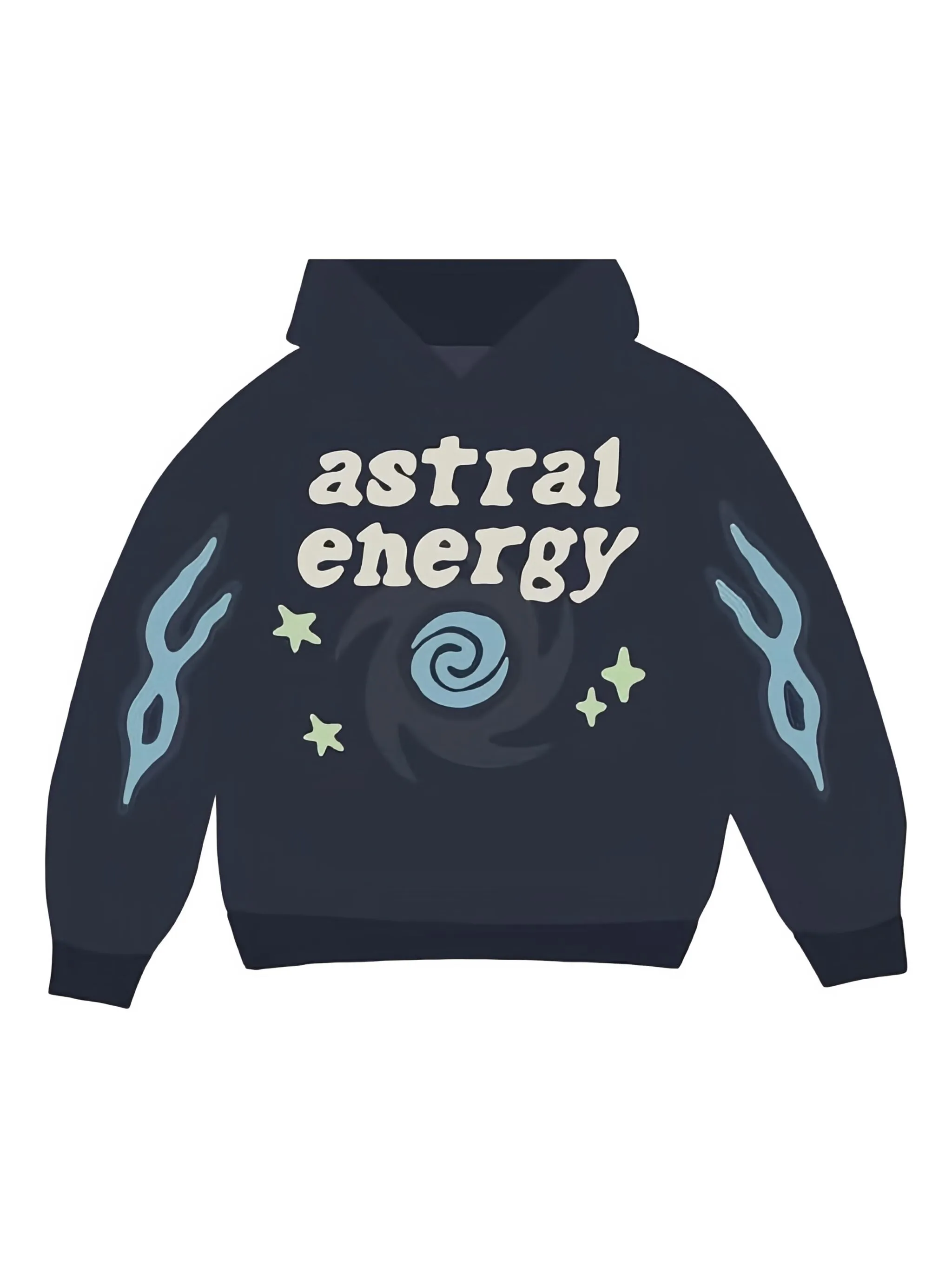 

Худи с принтом Broken Planet, синий