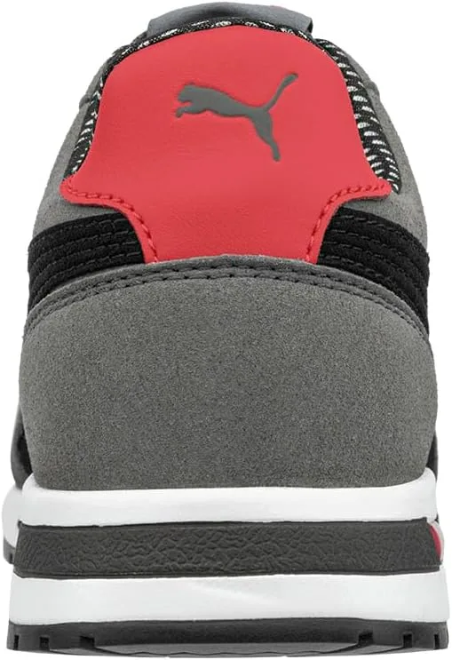 PUMA Safety Rider Low S1PS ESD FO HRO Легкие ботинки с ремешком унисекс с нескользящим металлическим защитным колпачком из стекловолокна, серый — фото 4