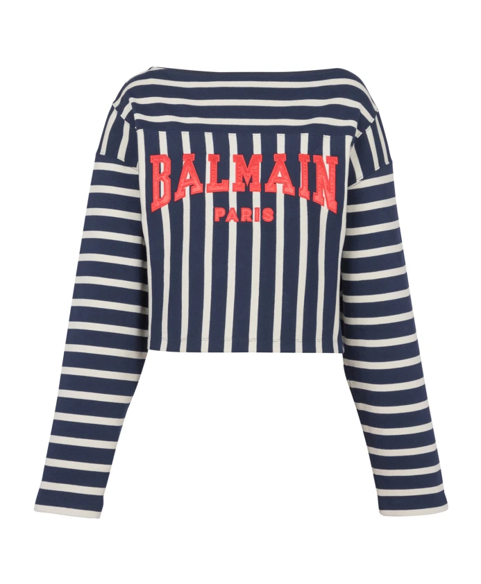 

Полосатая футболка Bamain Baseba Balmain, мультиколор