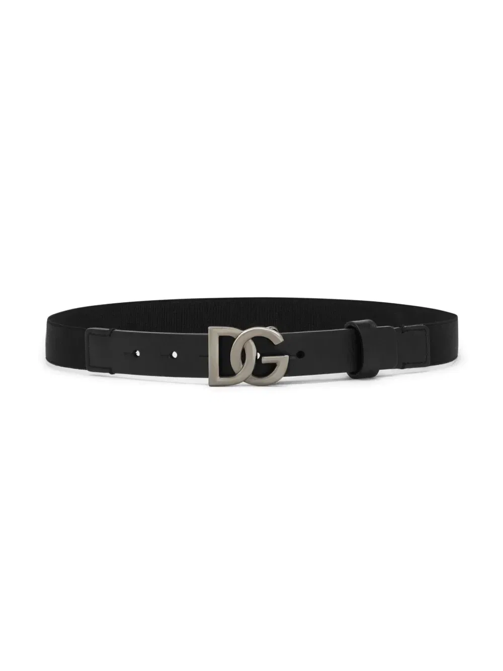 Эластичный ремень с логотипом DG Dolce & Gabbana Kids, серый