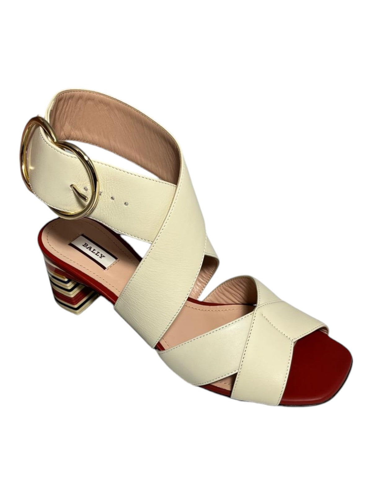 Женские сандалии Bally Haylie 6225823 из натуральной кожи, цвет bone