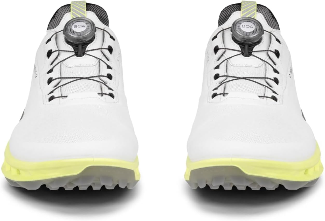 Мужские кроссовки ECCO Biom C4 Boa Gore-Tex водонепроницаемые, белый/желтый — фото 2