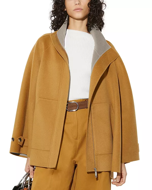 

Свитер с круглым вырезом из хлопка и вискозы Max&Co., белый