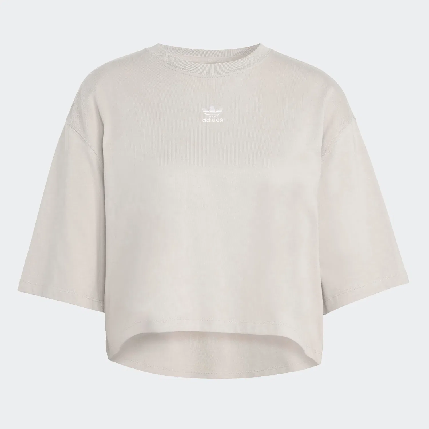 Футболка Adidas Originals Ess бежевого цвета