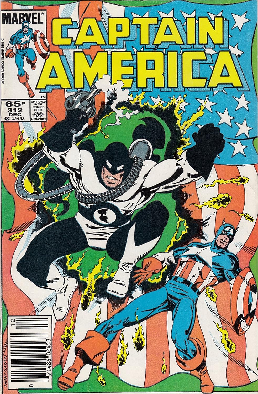 

Captain America #312 (Deface The Nation.) (Marvel Comics Group)