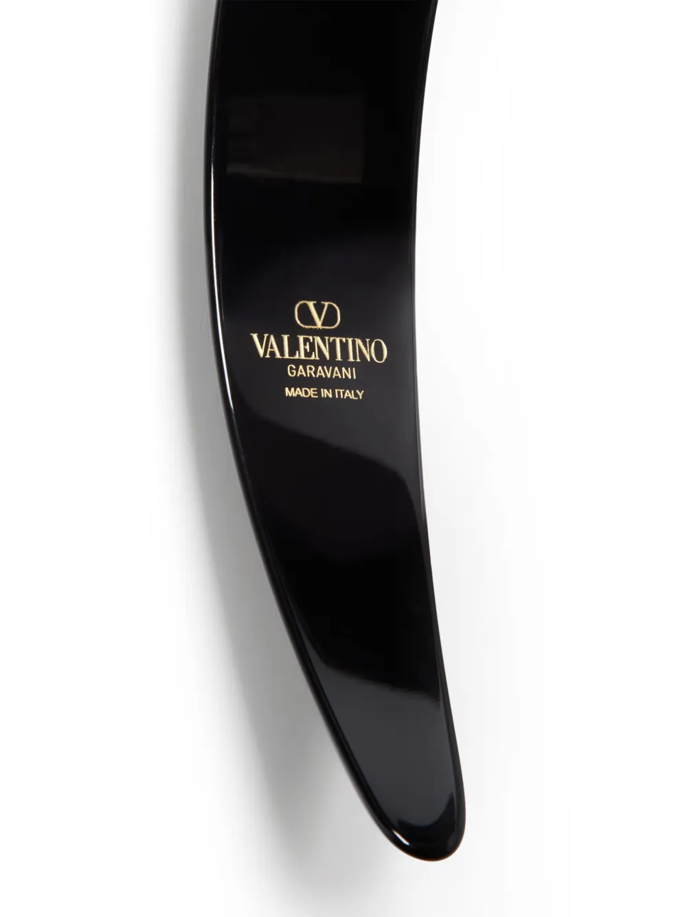 Ободок с логотипом VLogo Signature Valentino Garavani, черный — фото 2