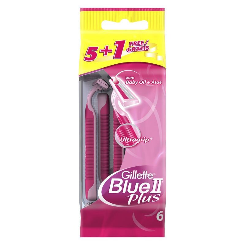 

Бритва Maquinilla blue ii plus Gillette, 6 шт