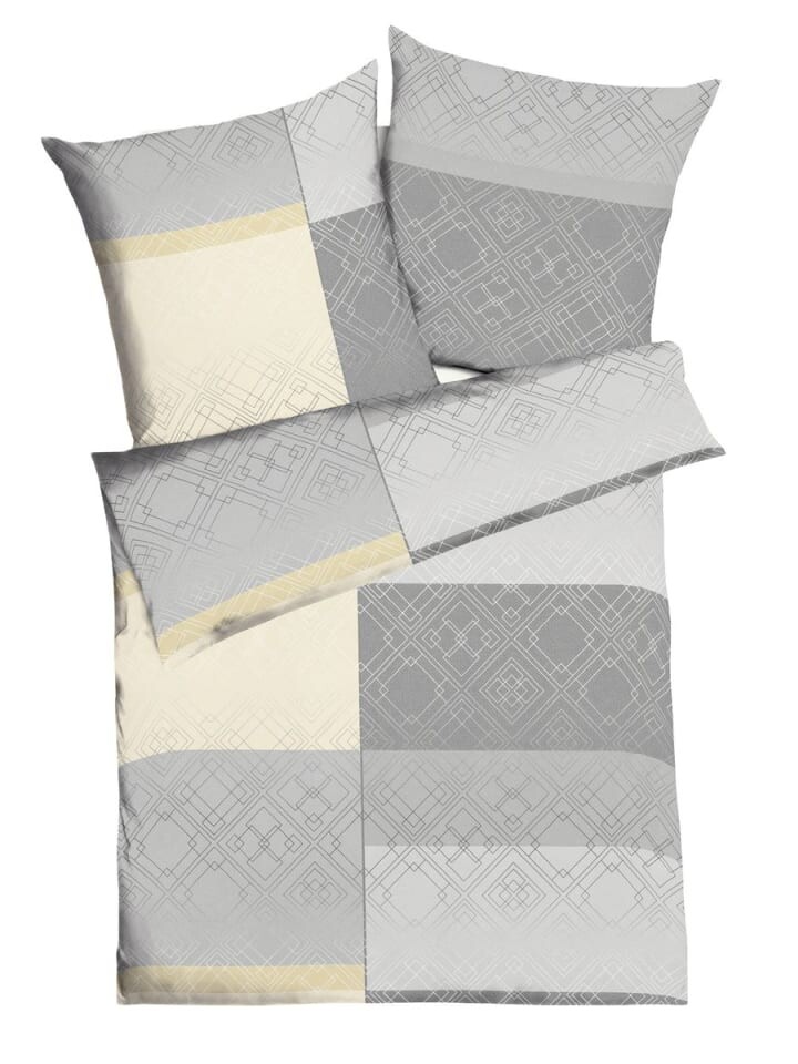 

Постельное белье kaeppel 3 tlg Mako Satin 200x200cm Gatsby, серый