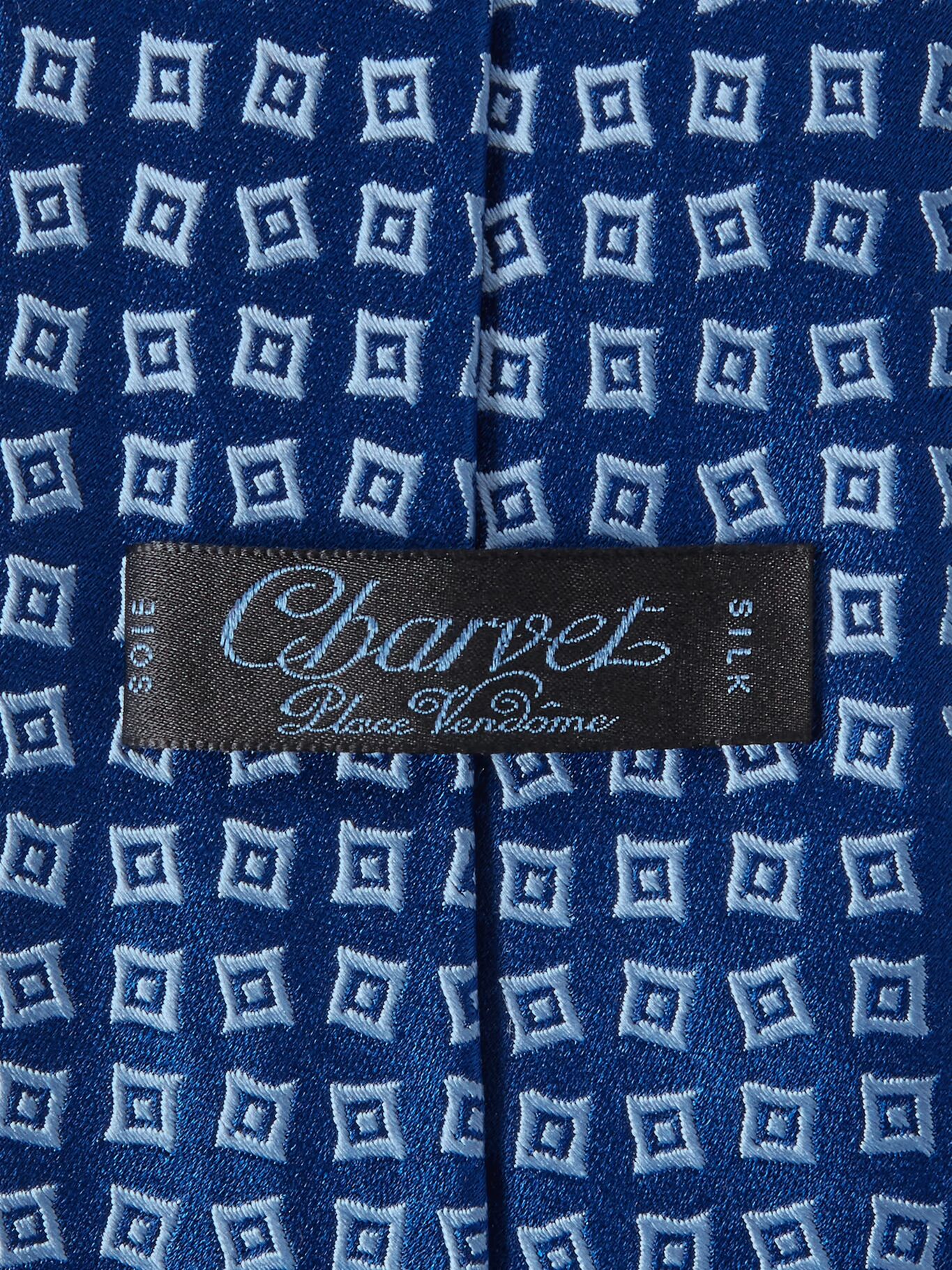 

Галстук из шелкового жаккарда шириной 8,5 см CHARVET, синий