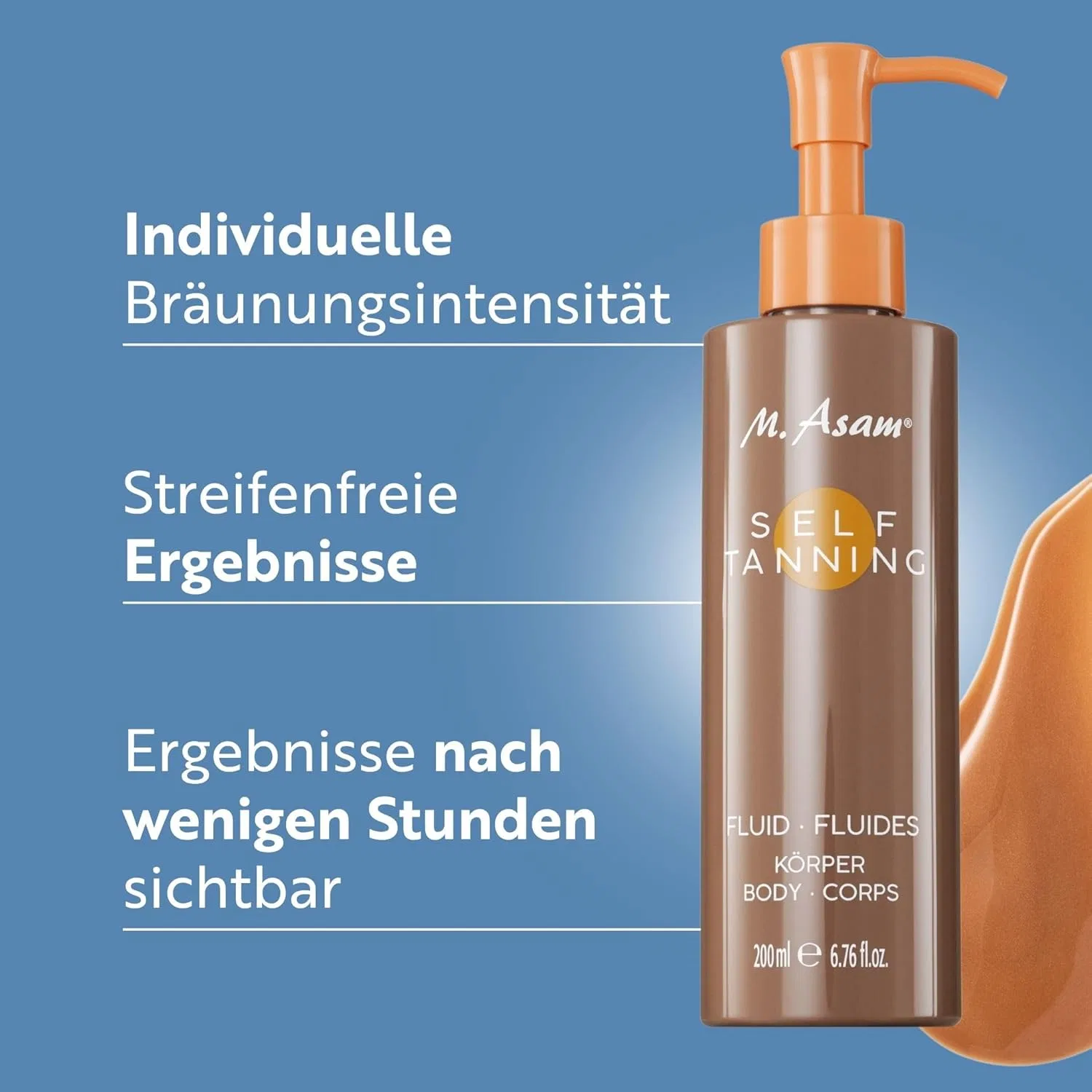 Флюид-автозагар «SUN Self Tanning Fluid» 200 мл от M. Asam M. Asam, 1 - Self Tanning Fluid — фото 2