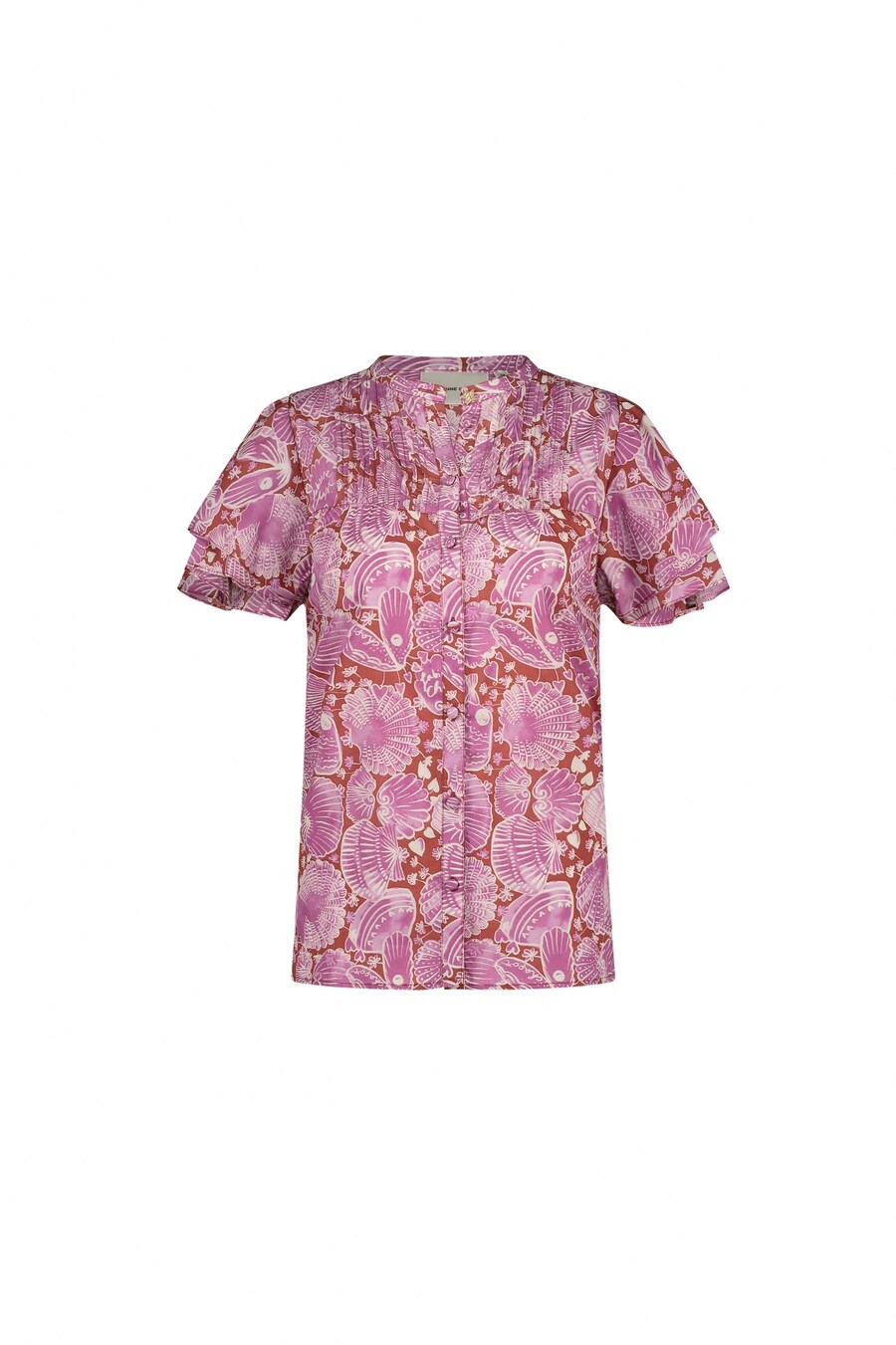 

Блуза Fabienne Chapot, Pink/Fire red