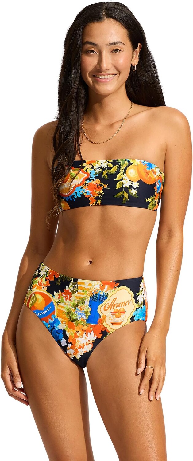 

Купальник Seafolly Ciao Bella Bandeau, цвет True Navy