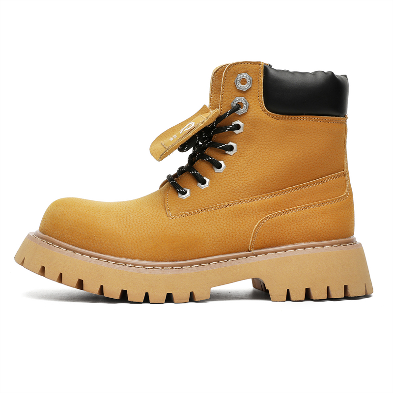 

WEISHIBANGWEI Жёлтые короткие мартинсы мужские, цвет Yellow