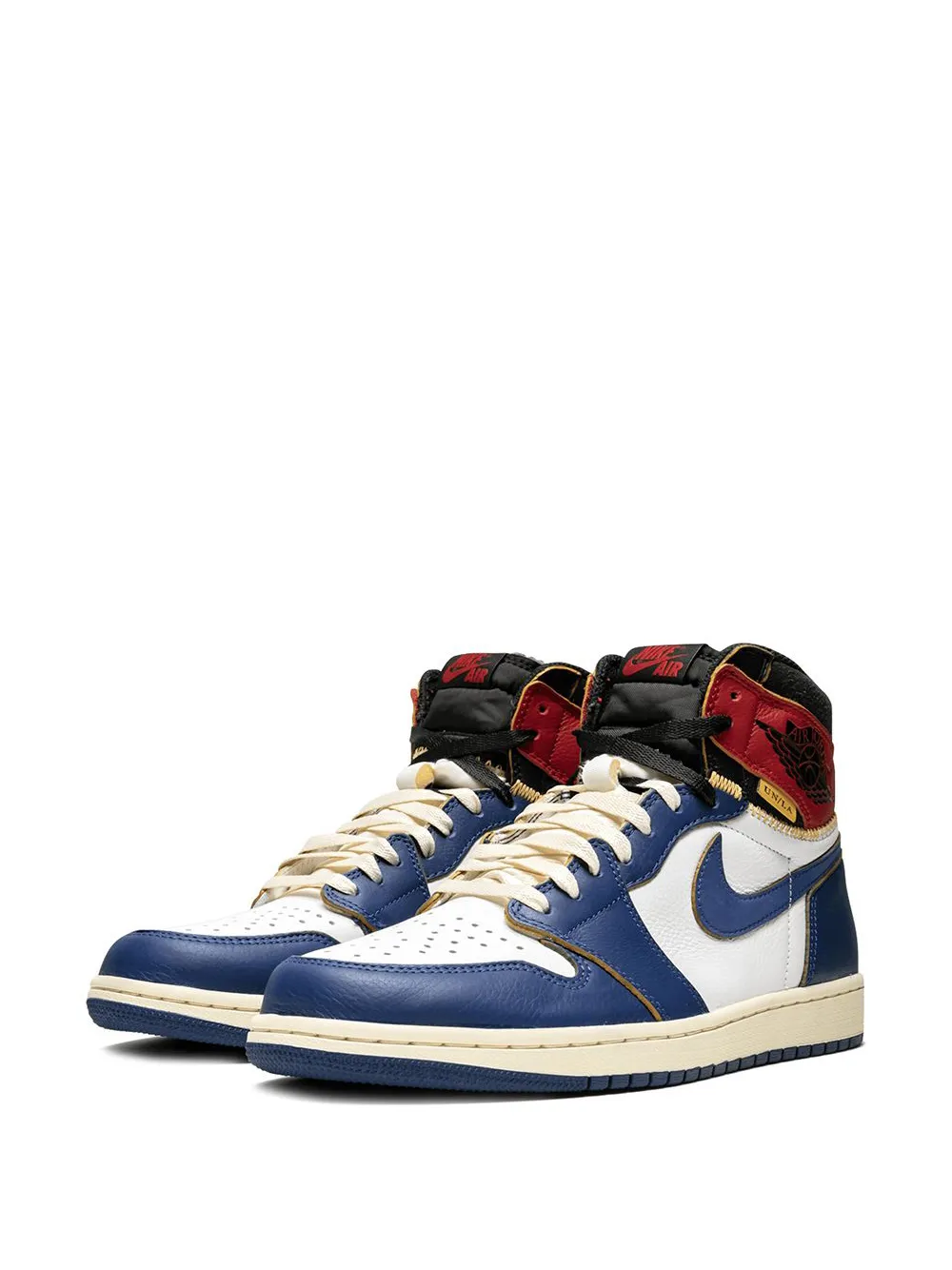 Высокие кроссовки Air  1 Retro Hi NRG / UN union Jordan, синий — фото 2