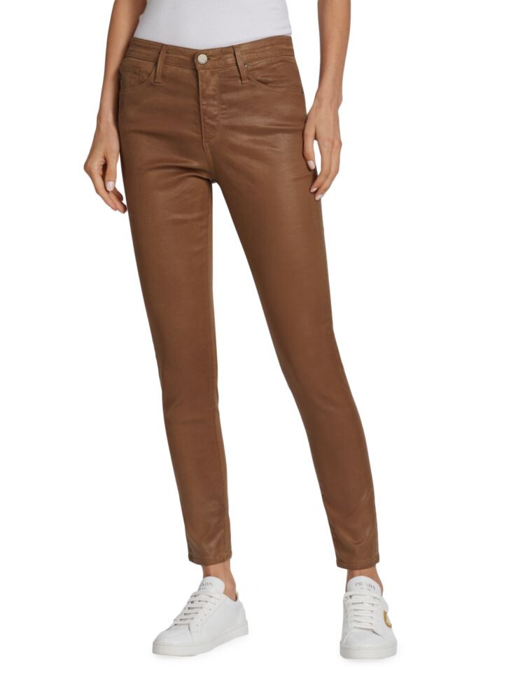 

Джинсы скинни до щиколотки Farrah Ag Jeans, цвет Leather Camel