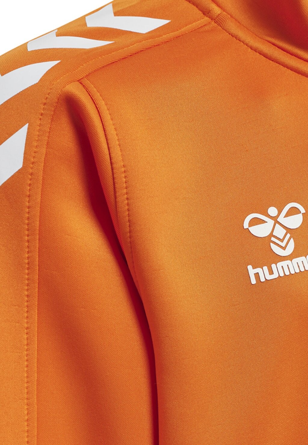 Толстовка CORE XK HALF ZIP Hummel, цвет orange tiger — фото 3