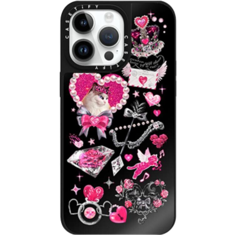 

CASETIFY Чехол для телефона, Black Mirror Black Frame (MagSafe)