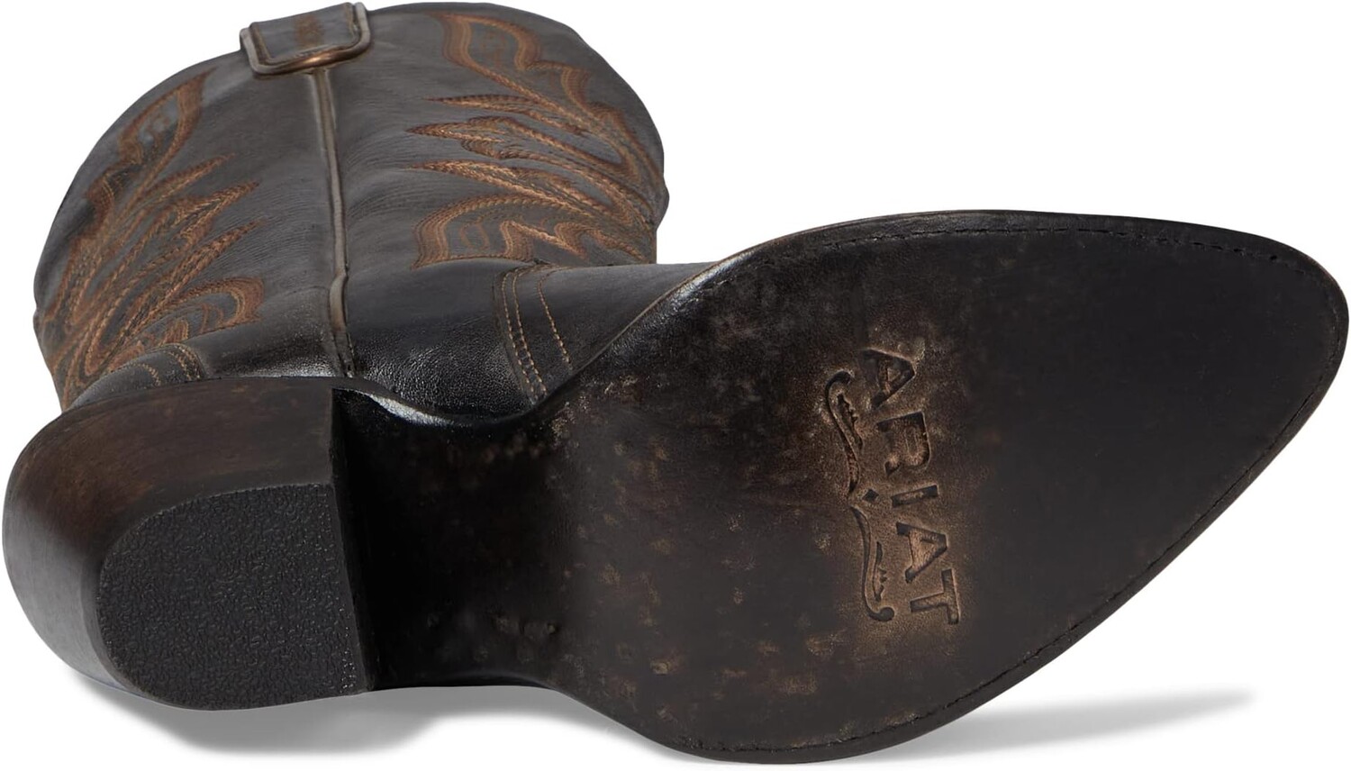 Женские сапоги Ariat в ковбойском стиле с вышивкой, темно-коричневый — фото 3