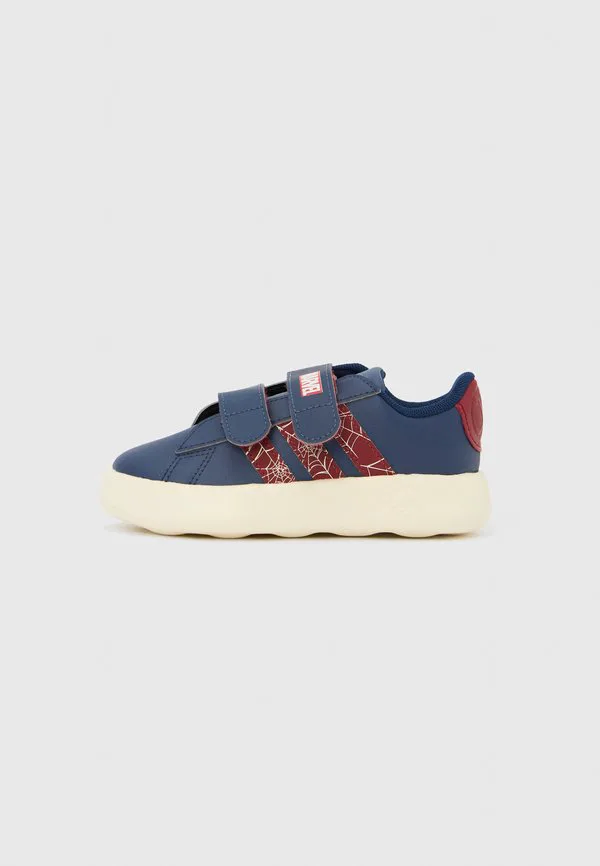 Кроссовки grand court spider-man унисекс для бега по шоссе Adidas Performance, Dark Blue/Active Maroon/Off White