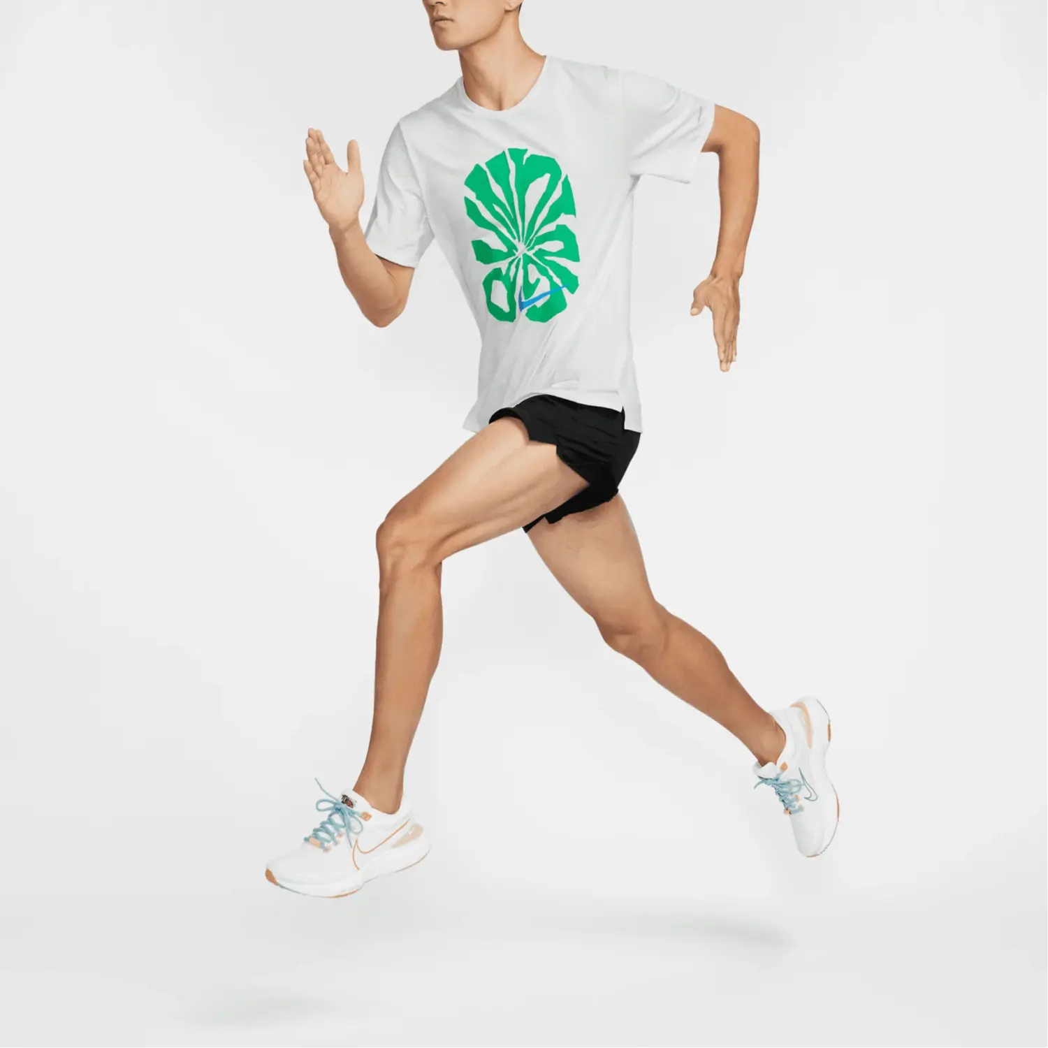 Nike RISE 365 Dri-Fit RUN ENERGY Футболка Мужская Белая — фото 4
