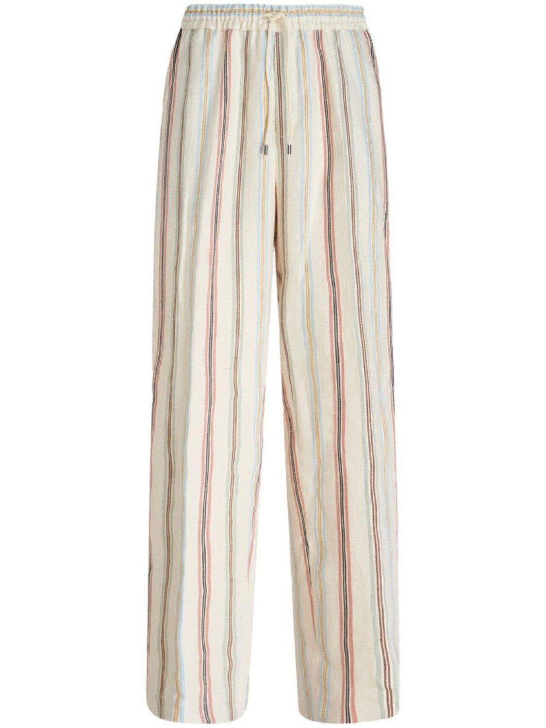 

ETRO льняные брюки в полоску, нейтральный цвет