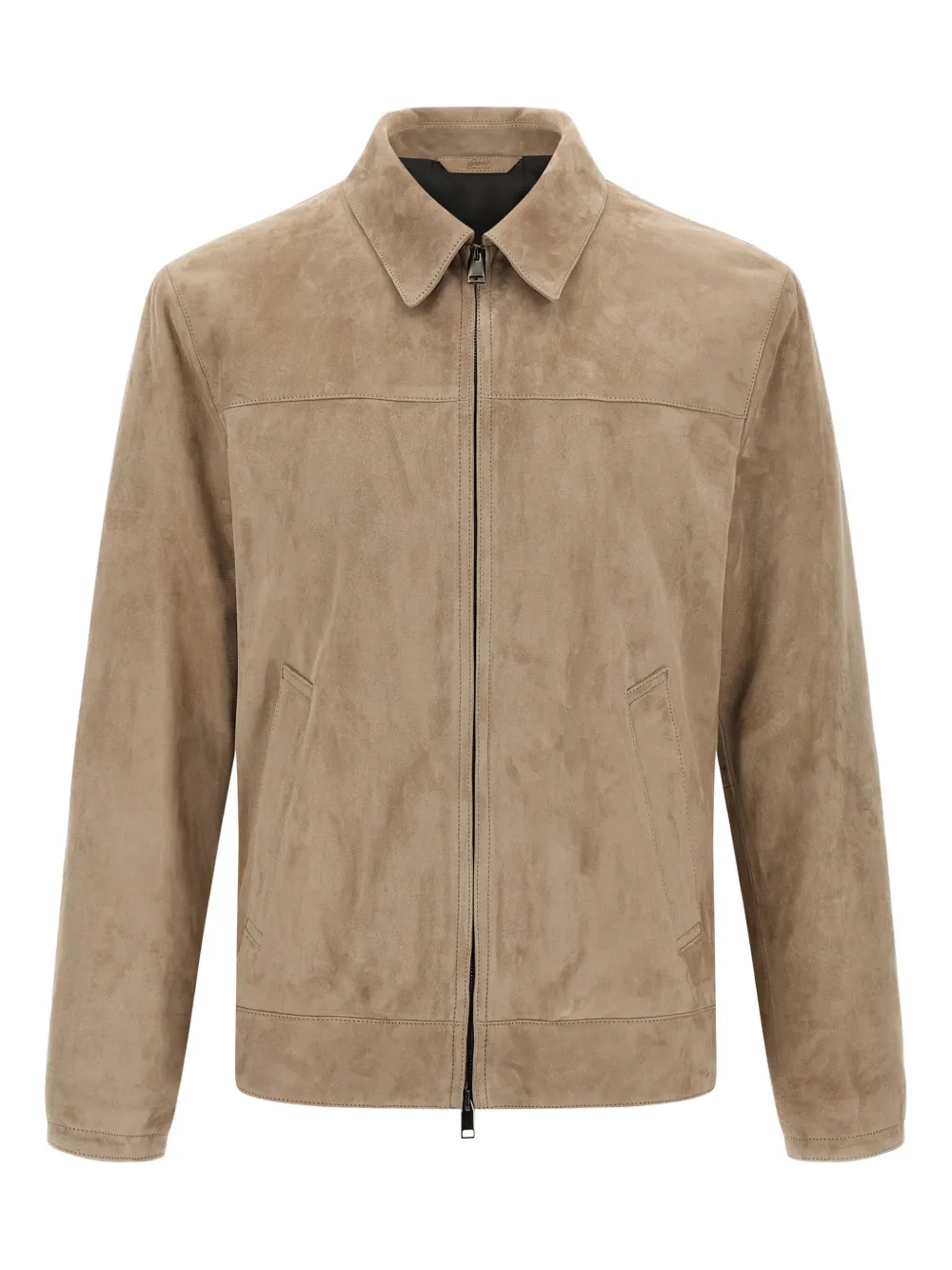

Куртка с воротником Brioni, нейтральный