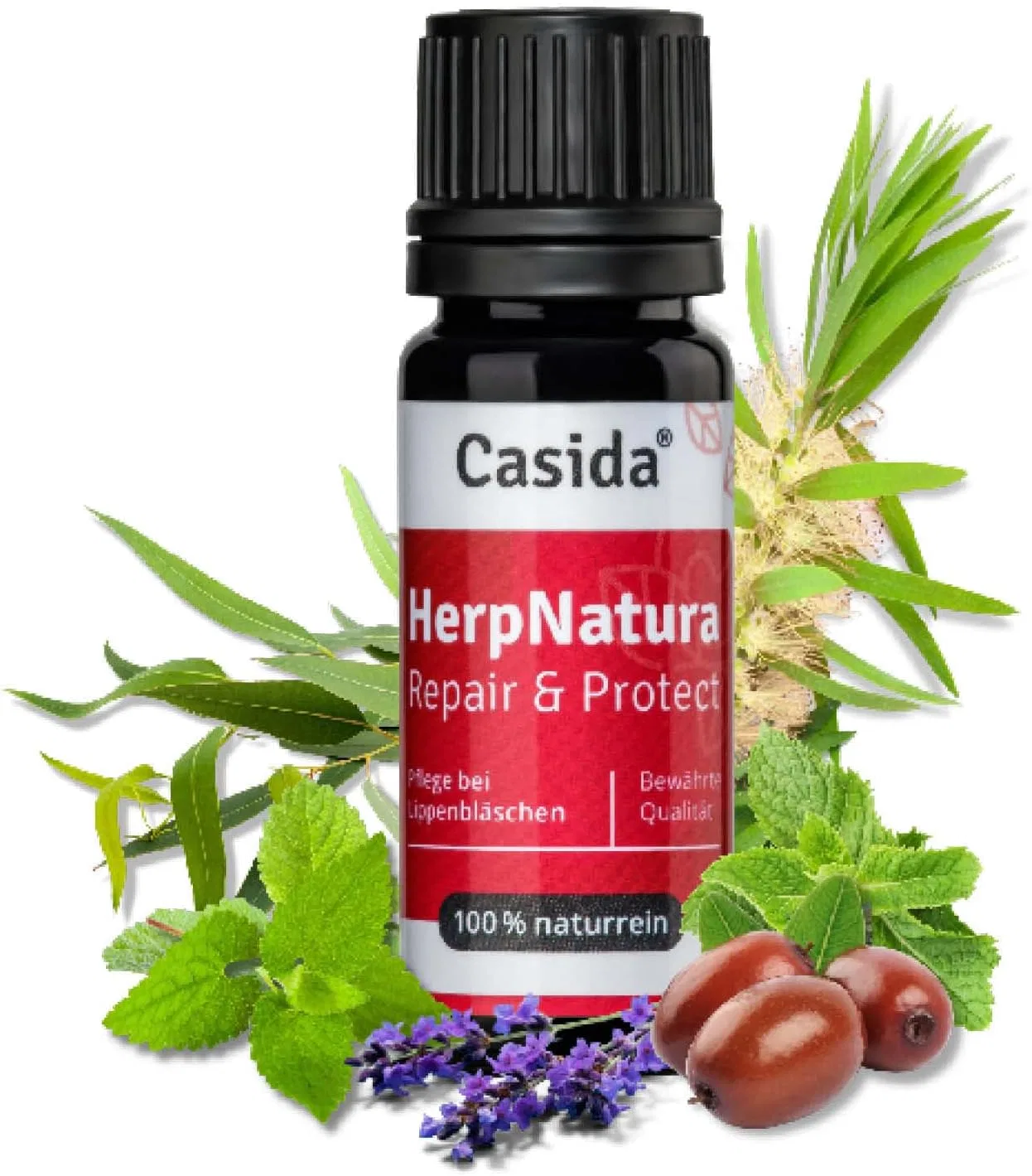 Натуральное восстанавливающее масло для губ «HerpNatura Repair & Protect» от Casida Casida