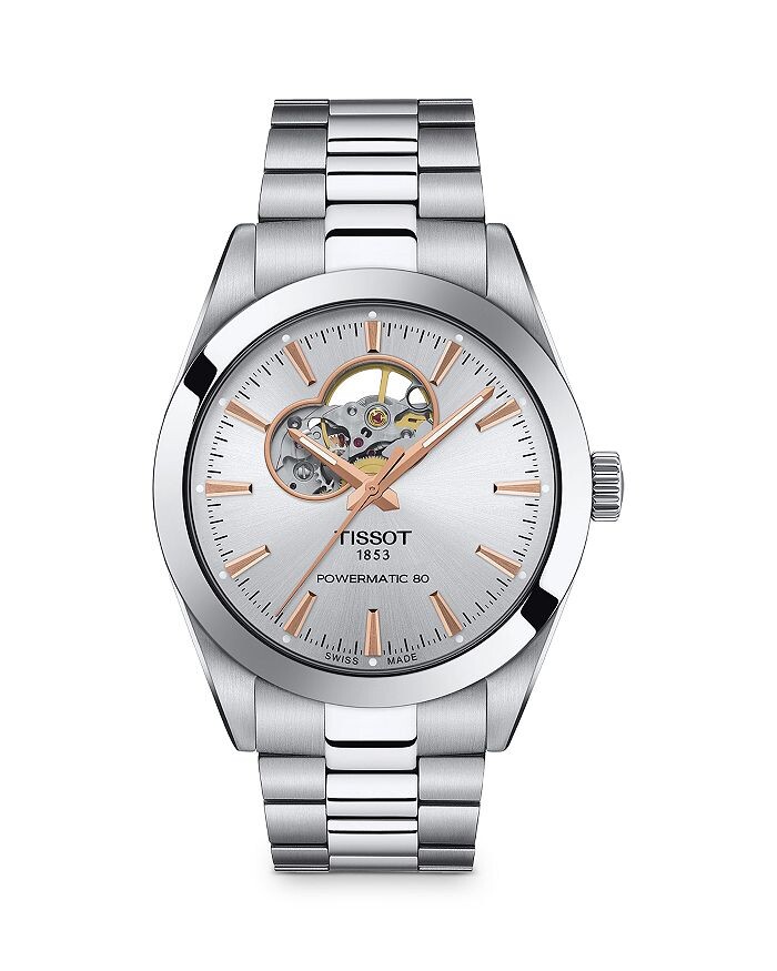 

Часы Gentleman Powermatic 80 с открытым сердцем 40 мм Tissot