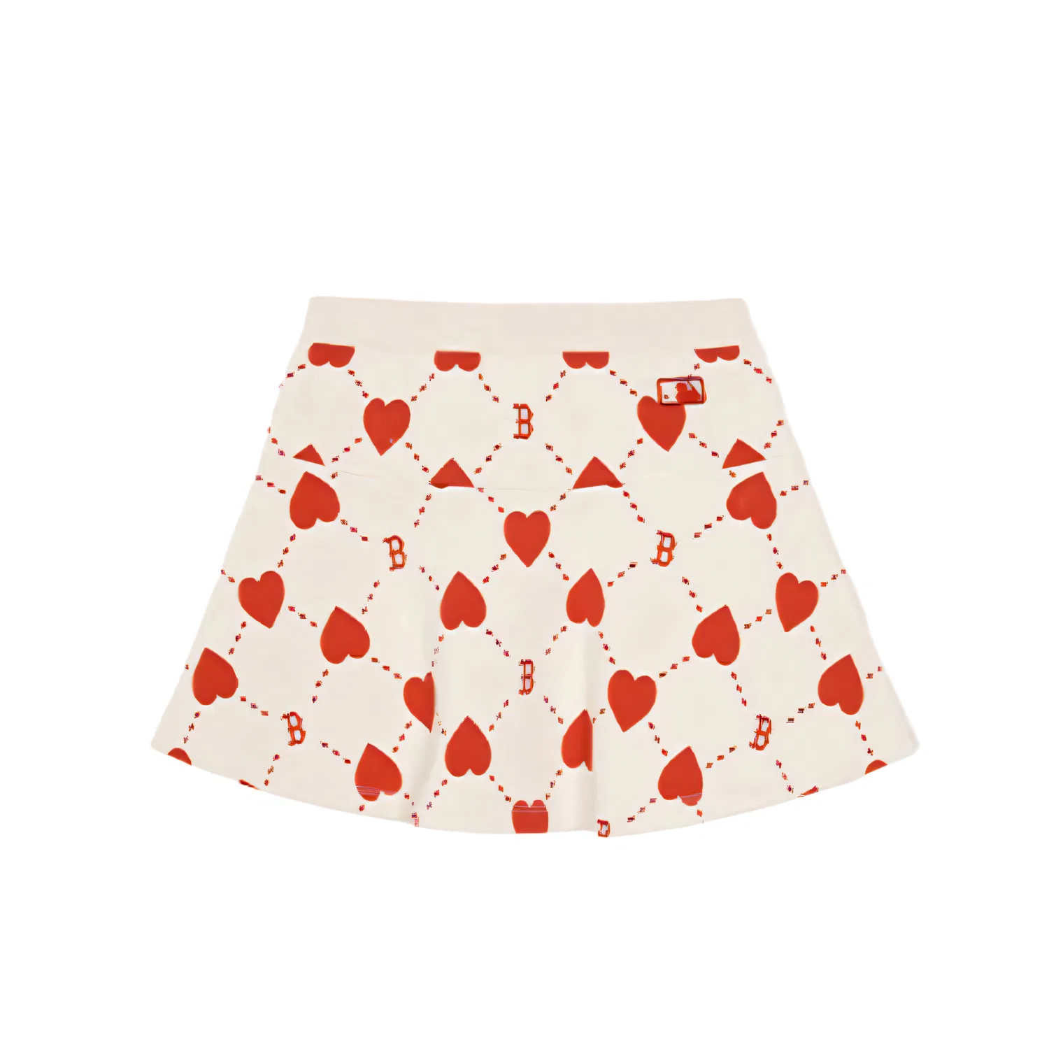 Юбка с логотипом MLB Light Beige — фото 2