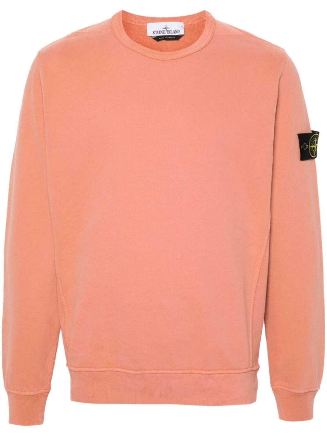 

Stone Island толстовка с нашивкой «компас», розовый