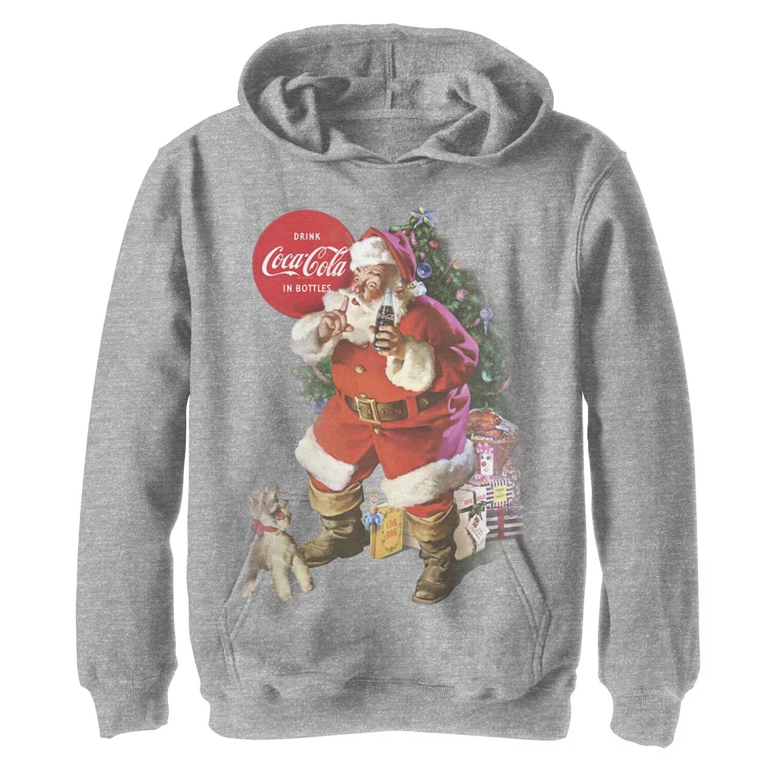 

Флисовая толстовка с рождественским логотипом Coca-Cola Santa Claus для мальчиков 8–20 лет Licensed Character