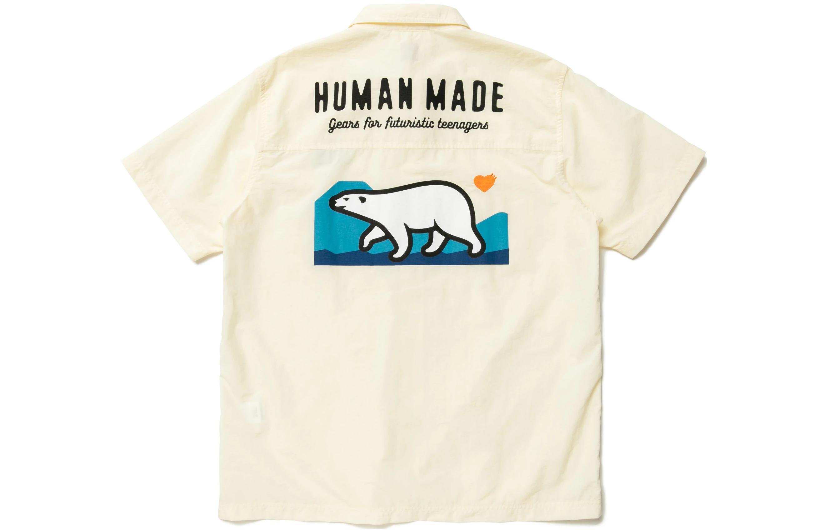 

HUMAN MADE Рубашка для лагеря «Белый медведь»
