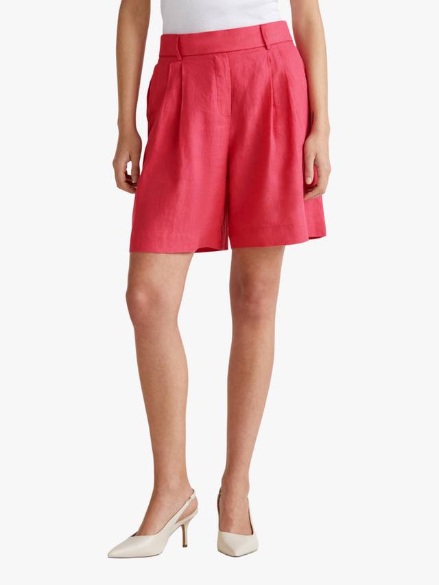 

Льняные шорты Benetton, Mid Red