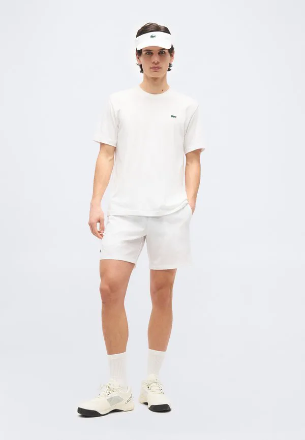 Теннисные короткие спортивные шорты для тура Lacoste Sport, White — фото 2