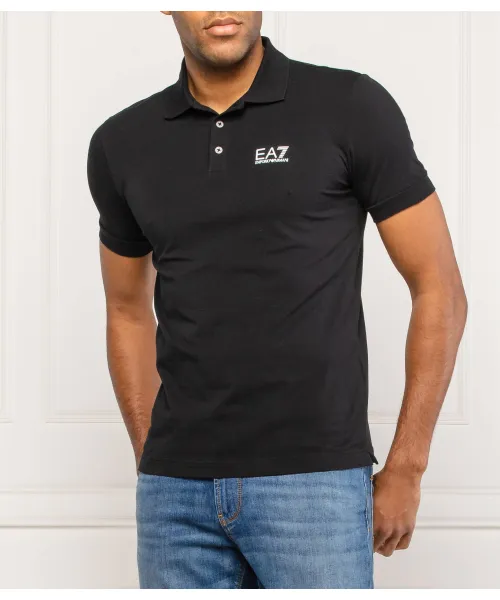 

Футболка поло Regular fit Ea7, черный