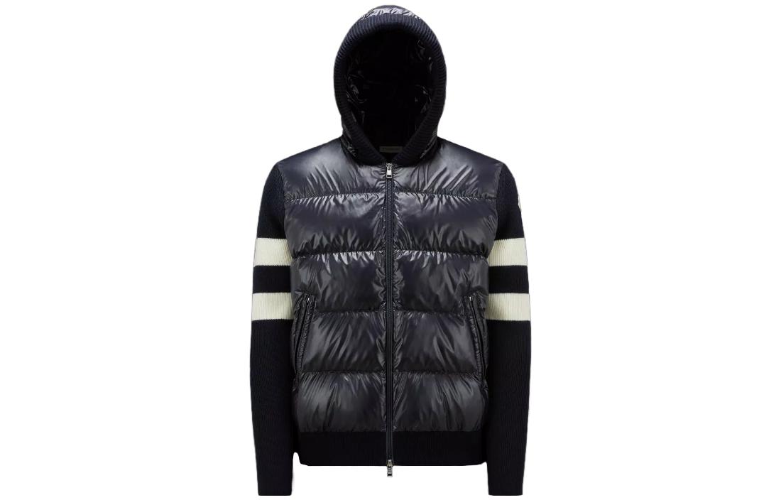 

Moncler Утепленный шерстяной кардиган, Night Blue