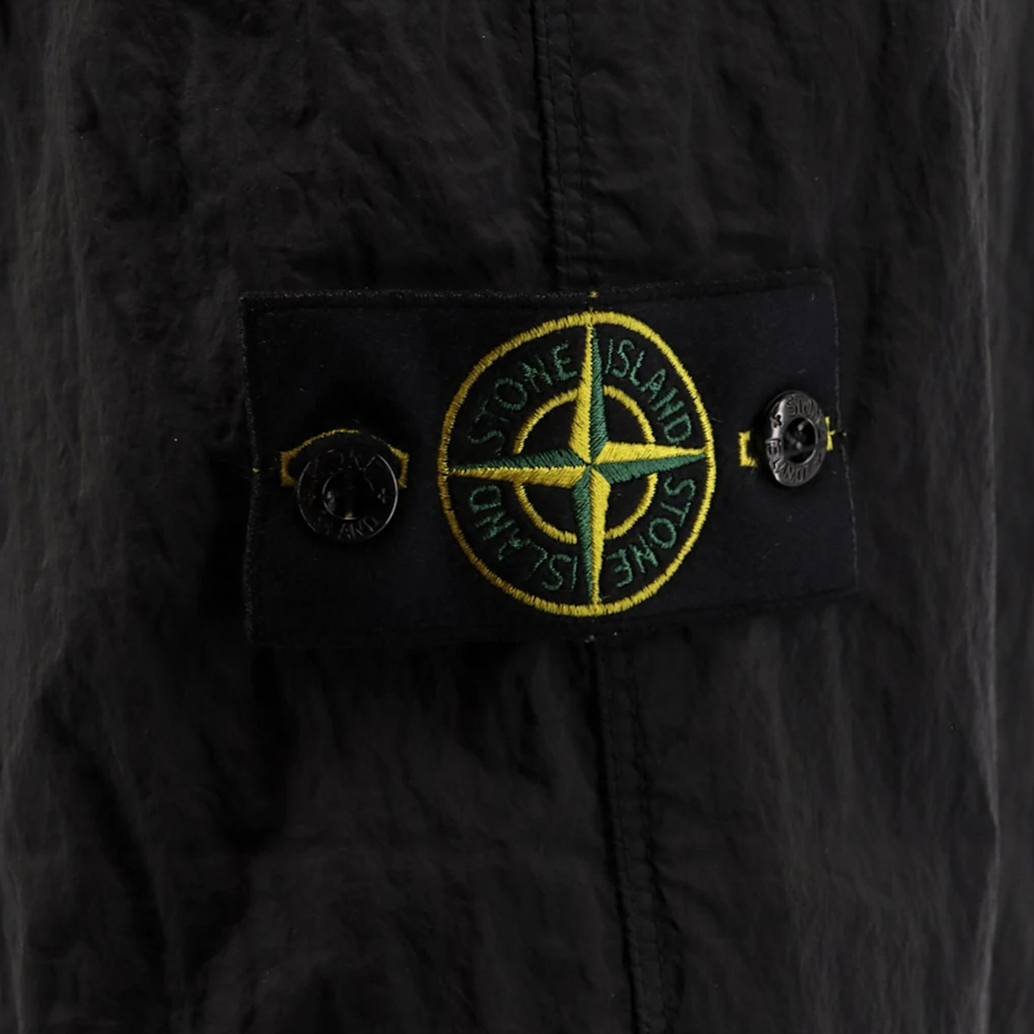 Брюки с эластичным поясом и нашивкой с логотипом STONE ISLAND, черный — фото 4
