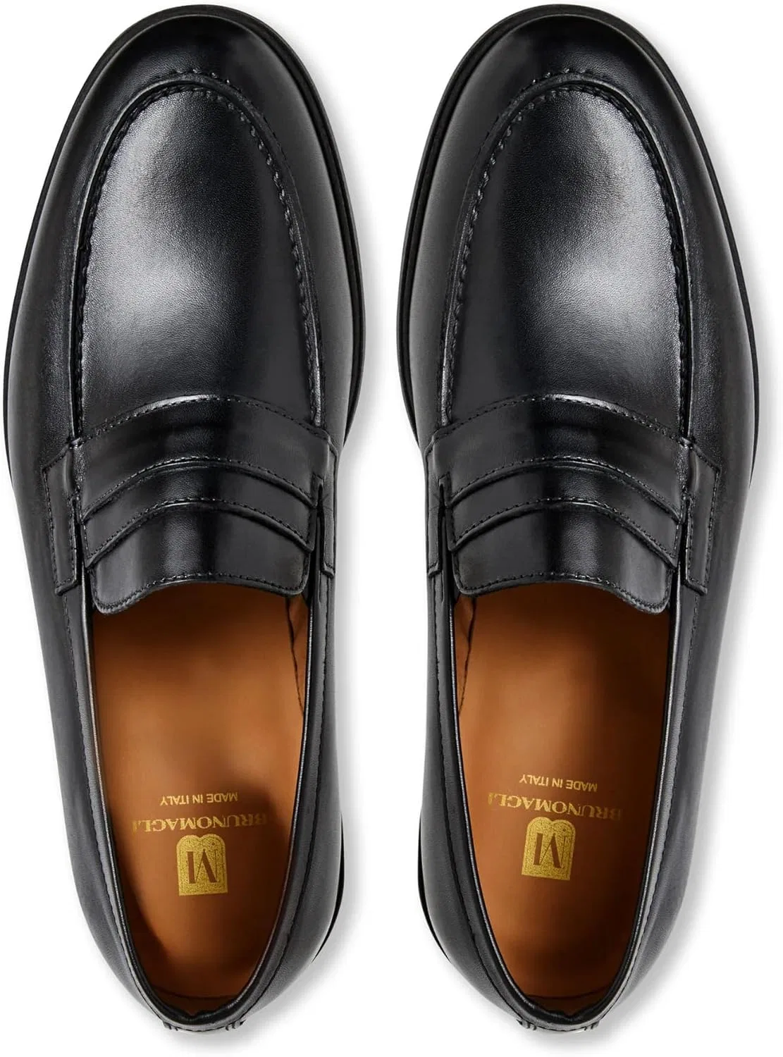 Лоферы slip-on Bruno Magli, черный — фото 4