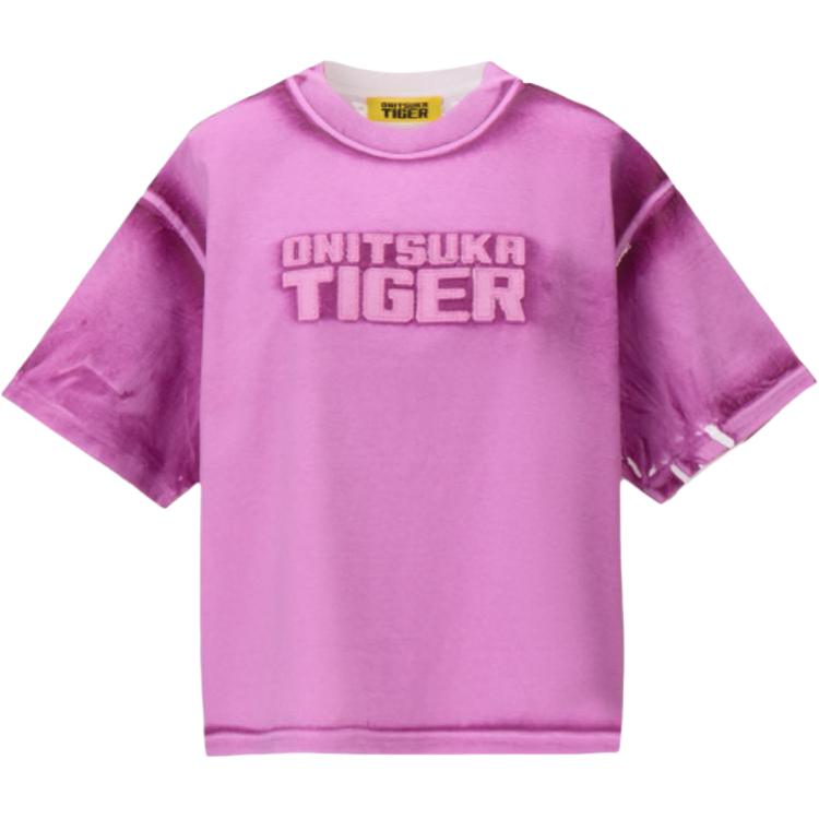 

Onitsuka Tiger Футболка женская розовая, Розовый, Onitsuka Tiger Футболка женская розовая