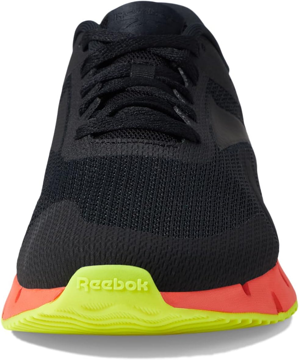 Кроссовки Reebok Zig Dynamica 2.0, черный/желтый/оранжевый — фото 4