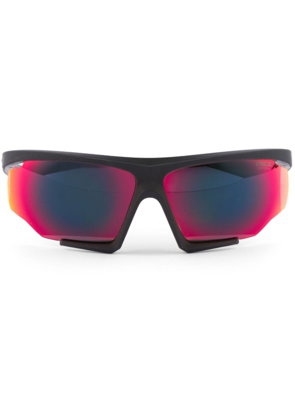 

Prada Eyewear солнцезащитные очки Prada Linea Rossa Impavid, черный