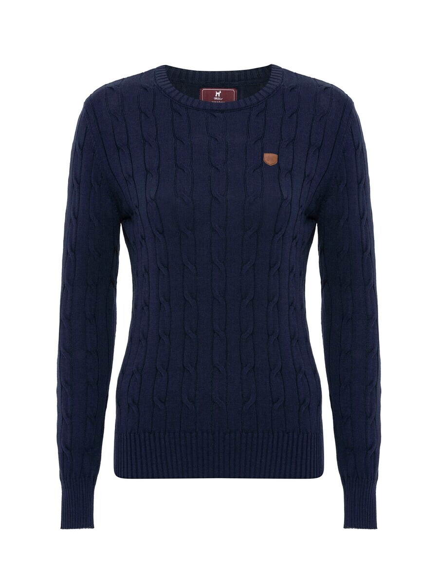 

Базовый свитер Williot Sweater Fuerteventura, темно-синий