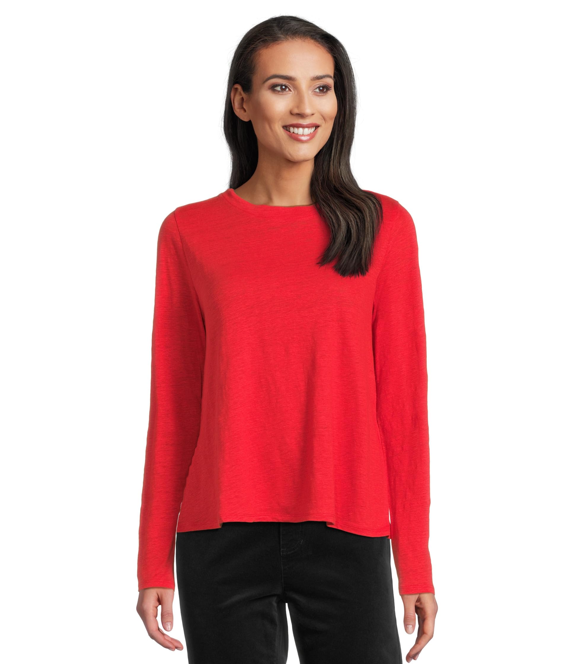 

Футболка Eileen Fisher Crew Neck Long, цвет Cherry