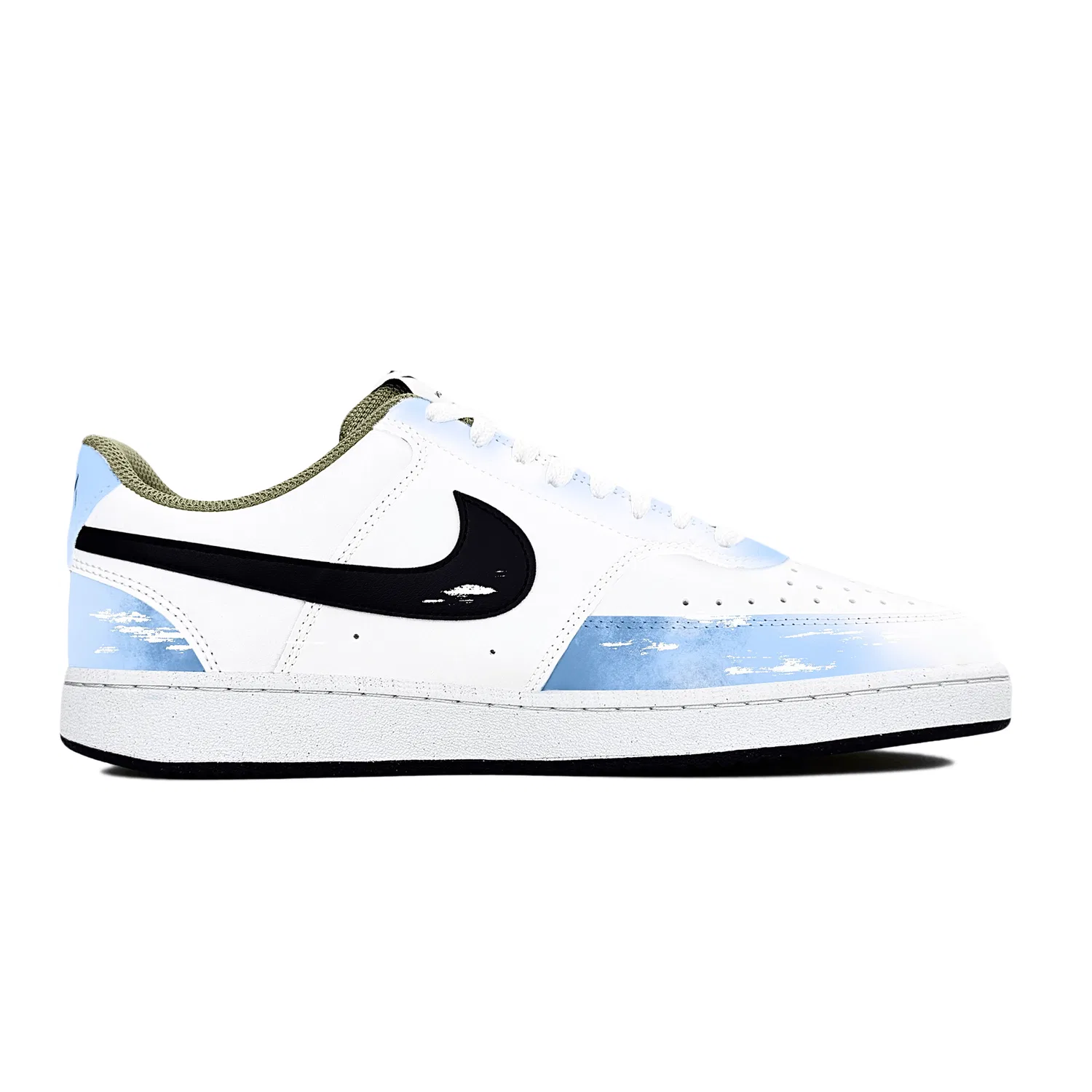 Кроссовки низкие Nike Court Vision Sky Blue — фото 3