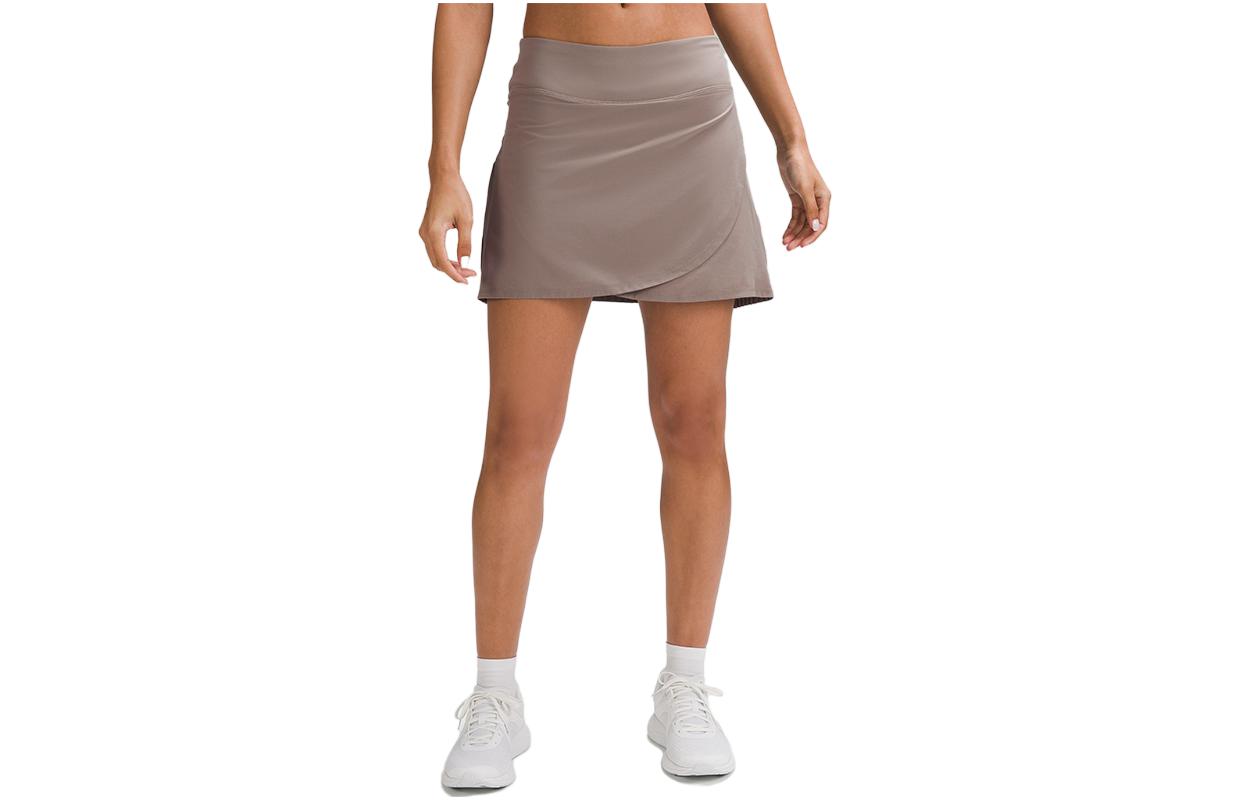 

Повседневная длинная юбка женская Lululemon, Carbon Dust/Cbnd