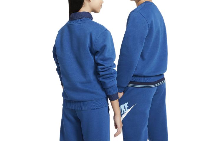 Nike Толстовка Sportswear Club Fleece Palace Blue детская — фото 4