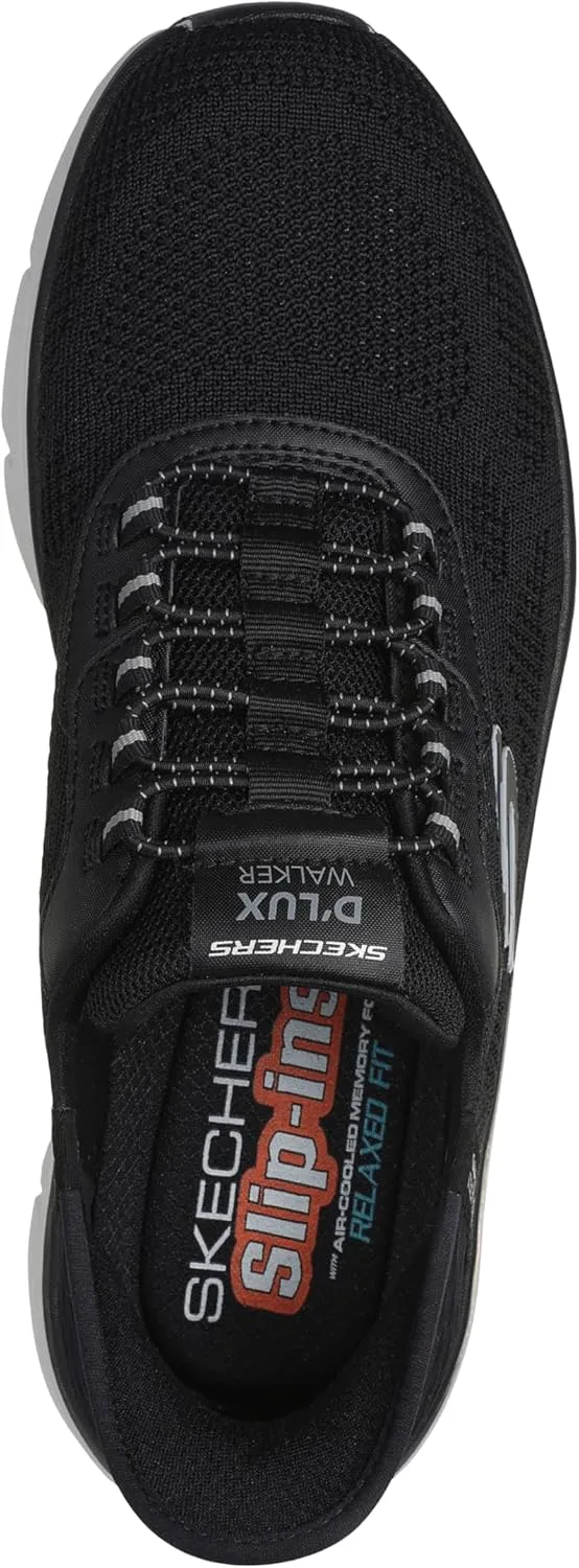 Мужские кроссовки Skechers D'lux Walker 2.0 Reelertrainers, черный/серый — фото 2