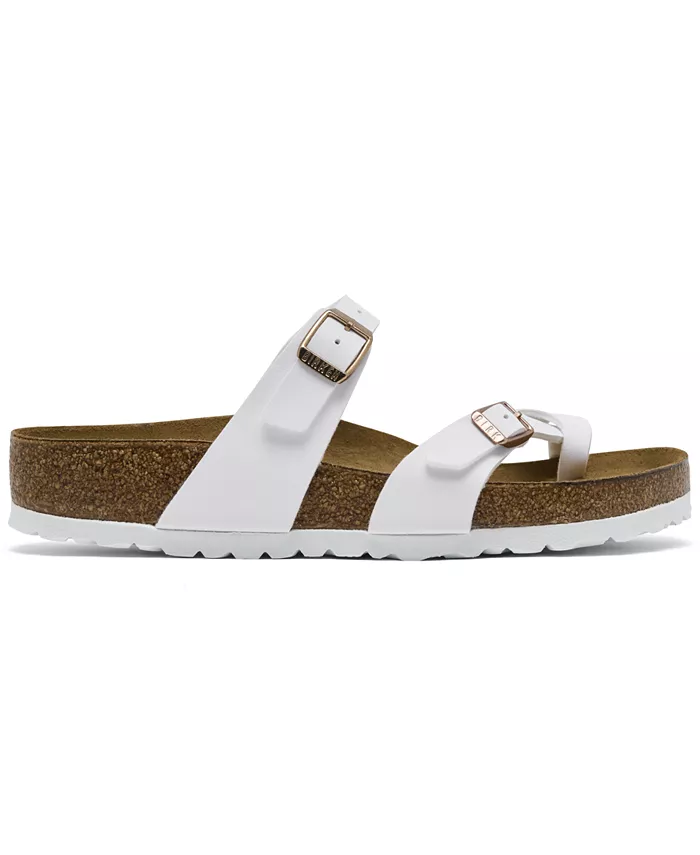 Женские повседневные сандалии Mayari Birko-Flor от Finish Line Birkenstock, белый — фото 2