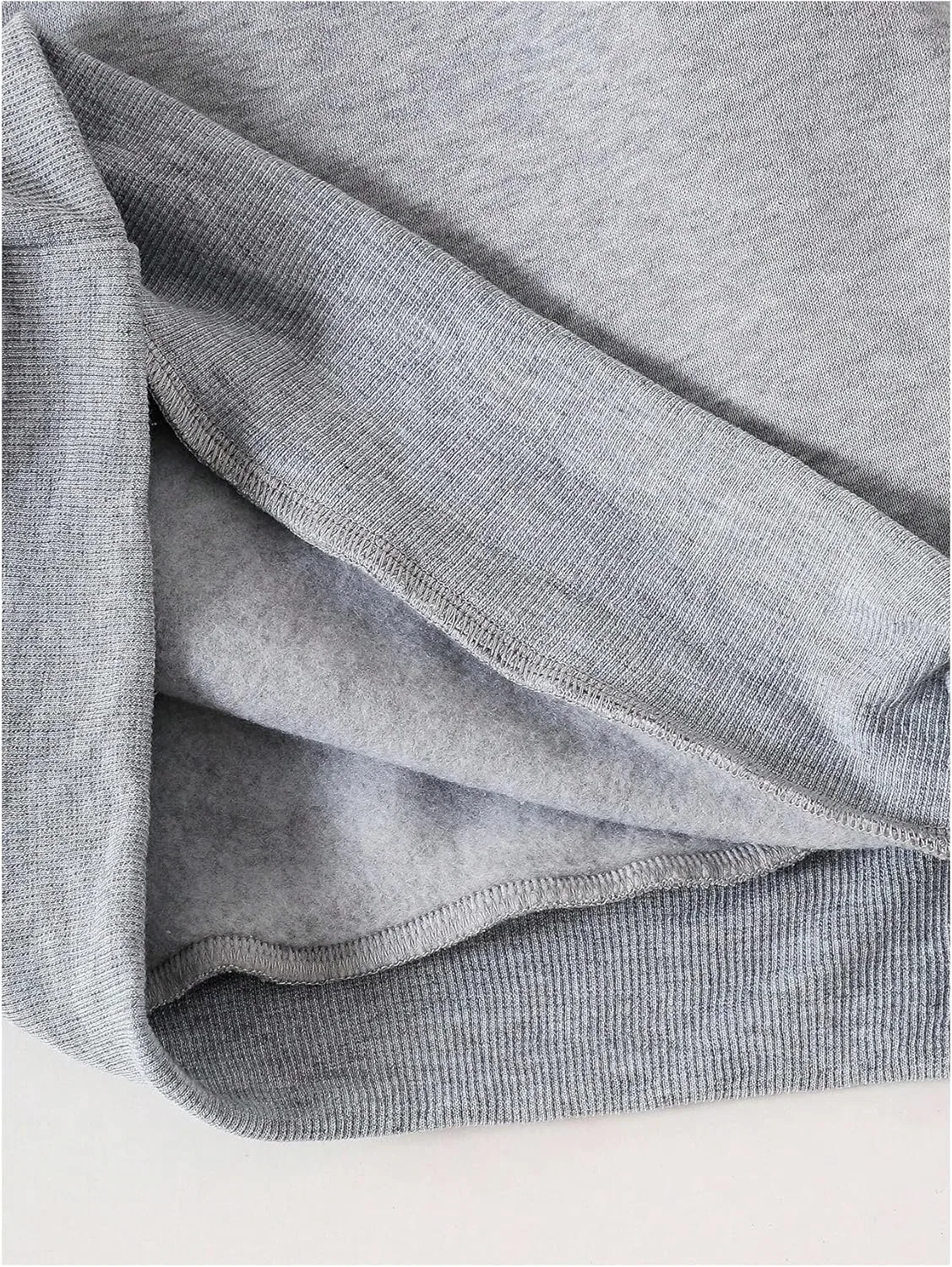 Комплекты одежды для девочек SweatyRocks из двух предметов: милая толстовка с бантиком и леггинсы, серый — фото 4