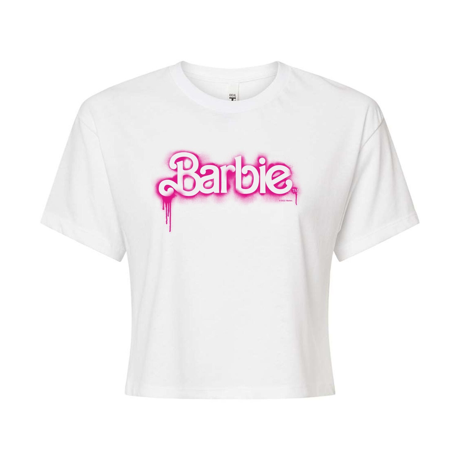 

Укороченная футболка с логотипом Barbie Spraypaint для юниоров Licensed Character